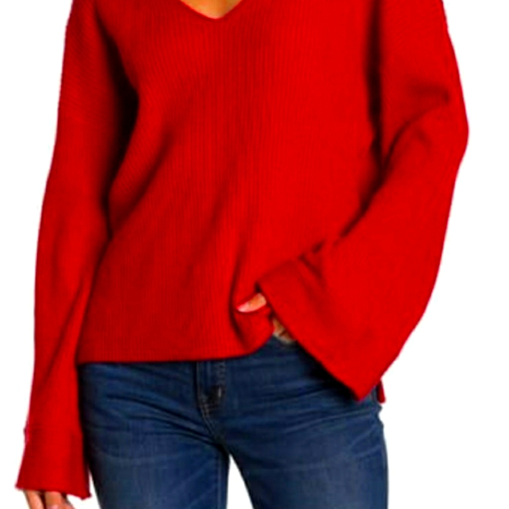 Free Press Red Sweater Valentines